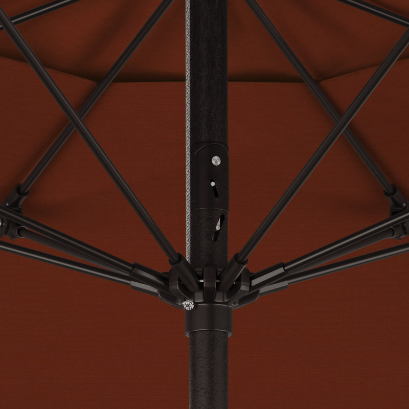 Parasol de marché 9 pi Naidely, Toile Brick Performance