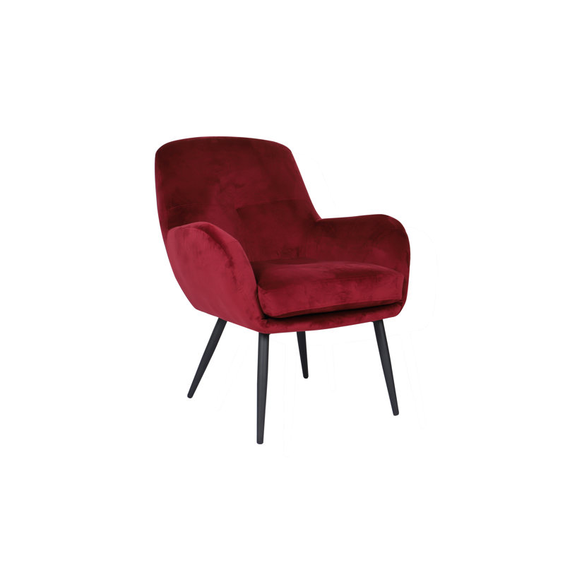 Upholstered Side Chair, Claret