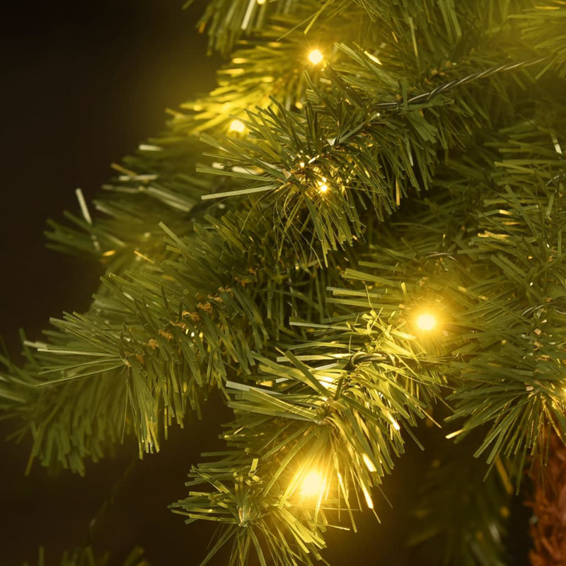 Arbre de Noël artificiel avec décoration à DEL, H 41,3 po x l 70,9 po