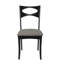 Chaise d'appoint à dossier ouvert en lin Brynulf-1131718185