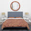 Ensemble de housse de couette mid-century en fourrure leopard-40702347