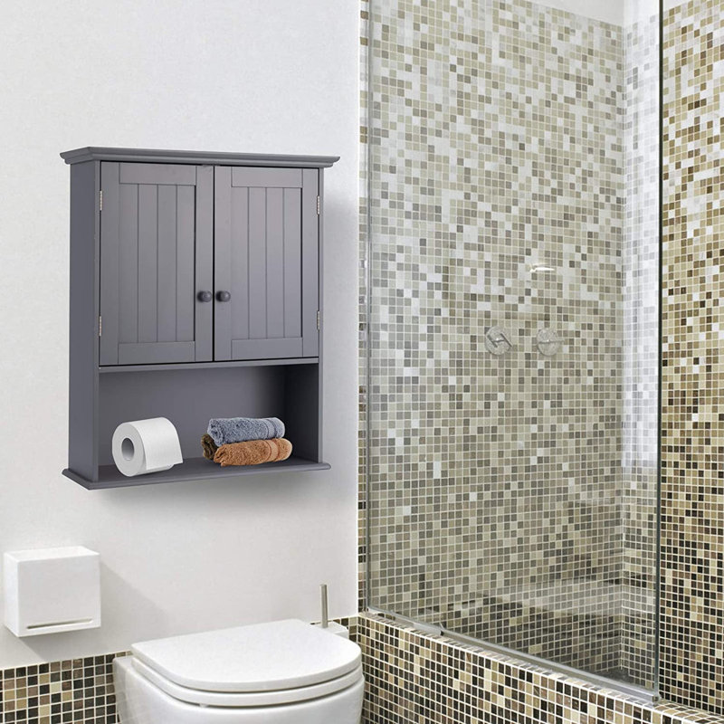 Armoire de salle de bain Jesilyn, gris