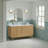 Laurent 59.88 " Dual Mounted Single Bathroom Vanity Base-125372728