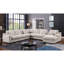 Canapé modulaire moderne en chenille de 141,5 po Celine-713986069