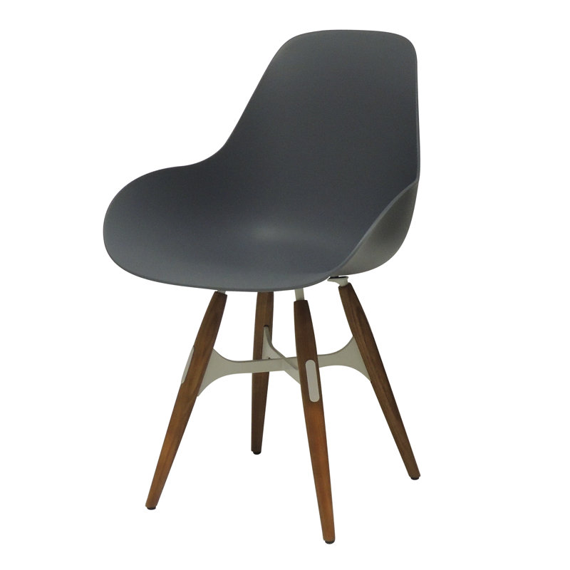 Delfida Upholstered Armchair, Walnut, White