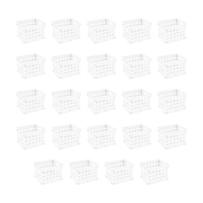 Stackable Mini Storage Plastic Crate