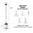 1-light Outdoor Pendant Light with Clear Glass Shade