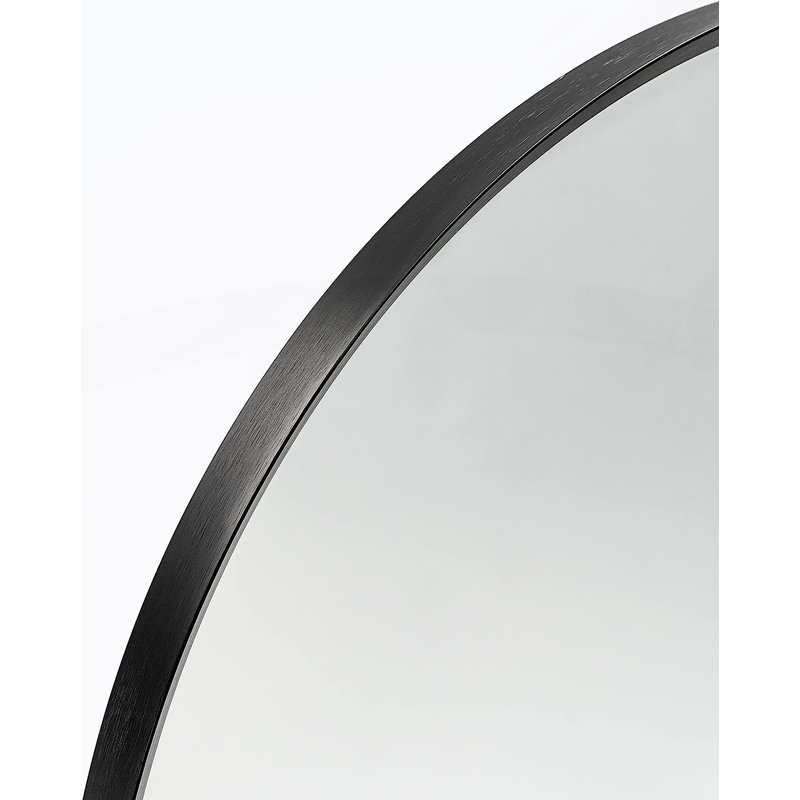 Miroir en métal, Noir