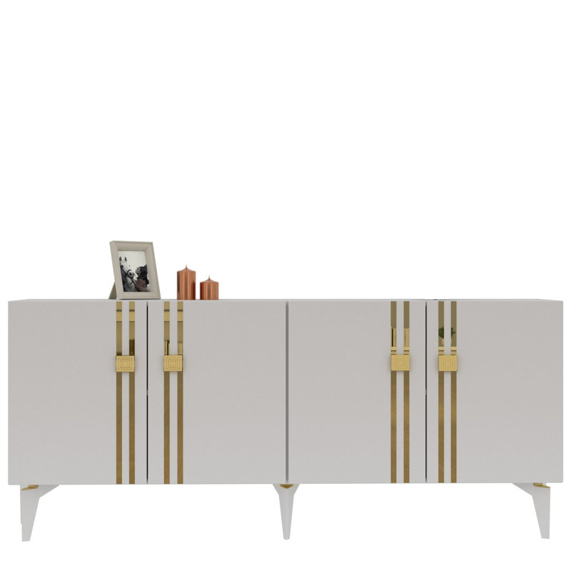 Olivia 150cm Console Table, White
