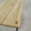 Ratchford Oak Solid Wood Top Metal Base Dining Table-1820368377-1820368381