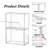 6-Piece Acrylic Display Case for Purse and Handbag, Stackable Storage Boxes Organizer