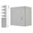 Steel Electrical Junction Box, Weatherproof Indoor Outdoor Enclosure, Wall Mounted IP67 Dustproof Metal Box with Safety Locks, Mounting Plate & Keys