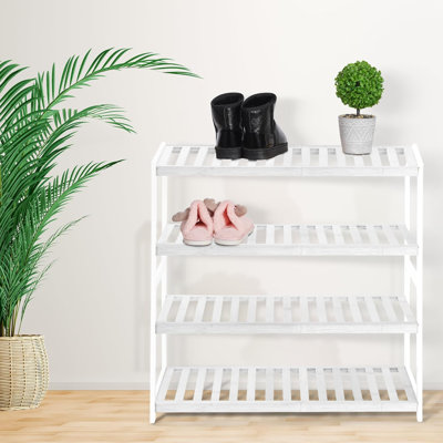 4 Pair Shoe Storage Rack