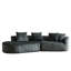 Canapé modulaire surdimensionné de 114 pouces - Chenille 4 avec siège large et profond, excellent support, 4 coussins pour le canapé du salon-642465705-642465704
