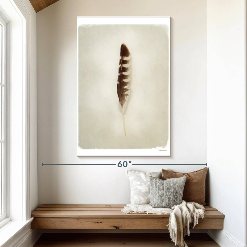 Feather I, 51" H x 34" W