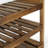 6 Pair Solid Wood Shoe Rack