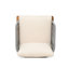 Chaise d'extérieur en bois d'acacia Lucca, beige