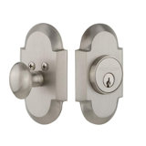 Nostalgic Warehouse Cottage Plate Single Cylinder Deadbolt