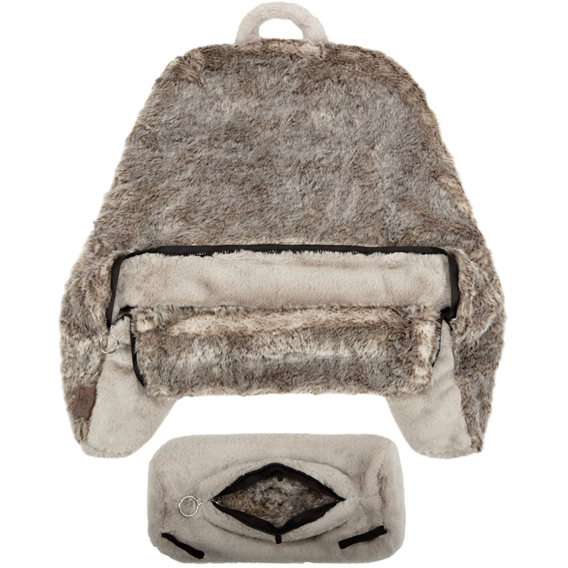 Housse de coussin, Housse de coussin seulement - sans coussin, Chinchillas, H 24 po x l 13 po x P 8 po