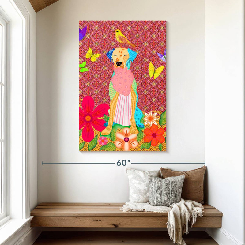 Brampt Tall Dog, 48" H x 32" W