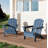 Folding Adirondack Chair, Outdoor Wooden Lounge Chair, Modern Lounger Adirondack Chair Ergonomic Extended Backrest-471539454