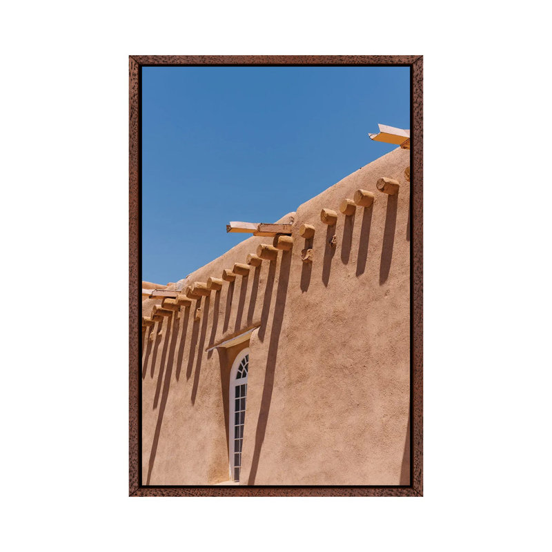 San Francisco De Asís Mission Church II by Bethany Young - Print on Canvas, Classic Brown Wood Framed