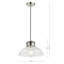 Anaya 1 - Light Dome Pendant-67140357-67140356