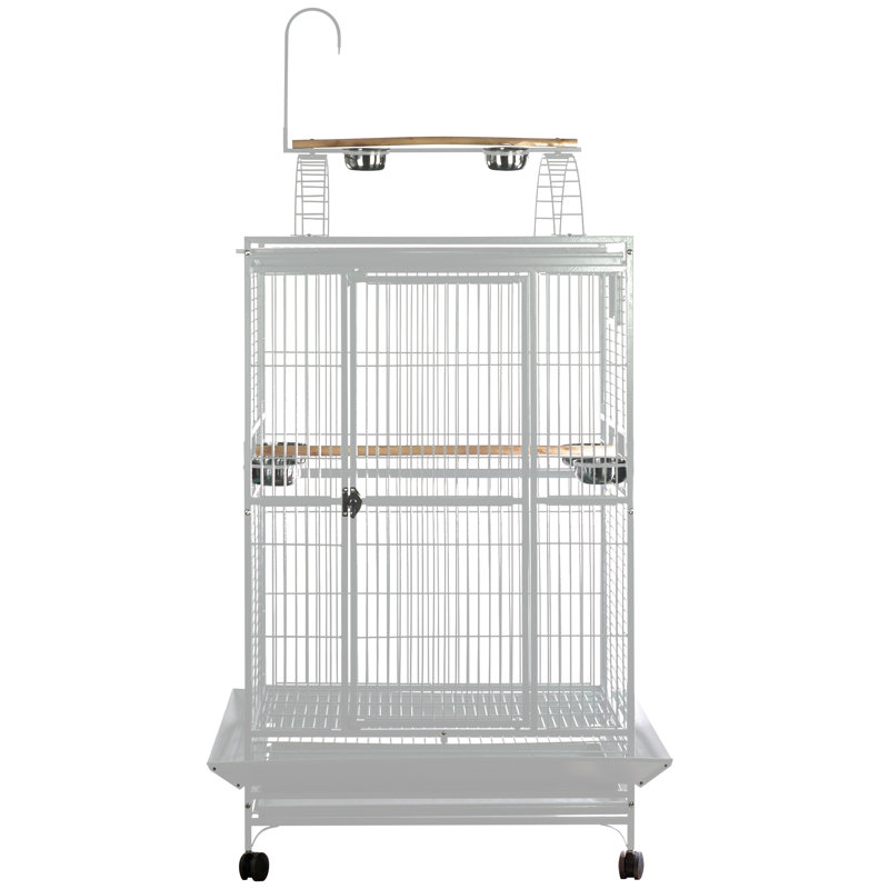 40" X 30" Play Top Cage, Black