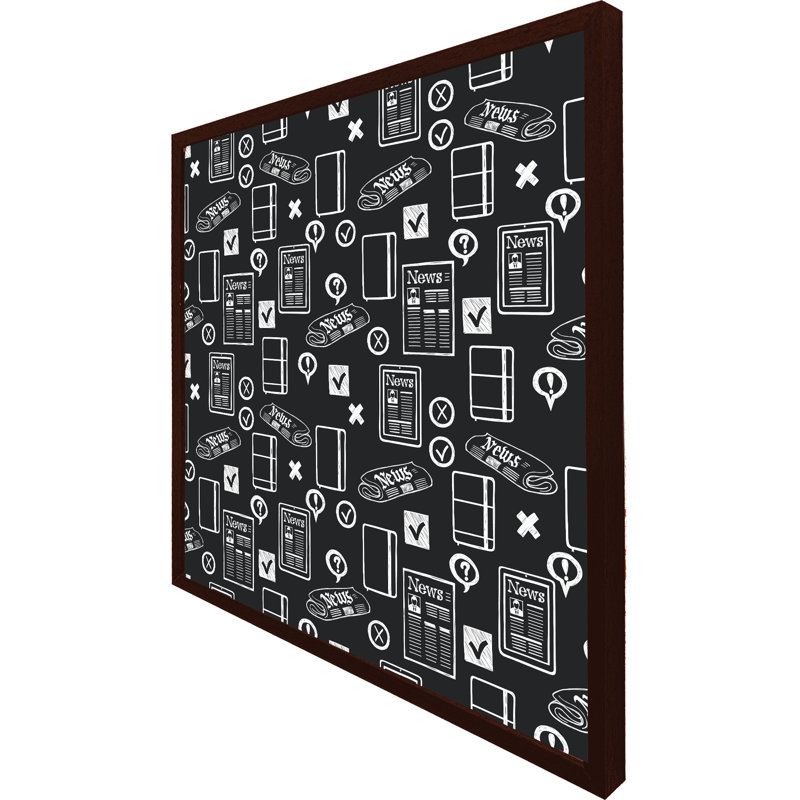 Single Picture Frame Print, 41cm H x 41cm W x 4cm D, Brown