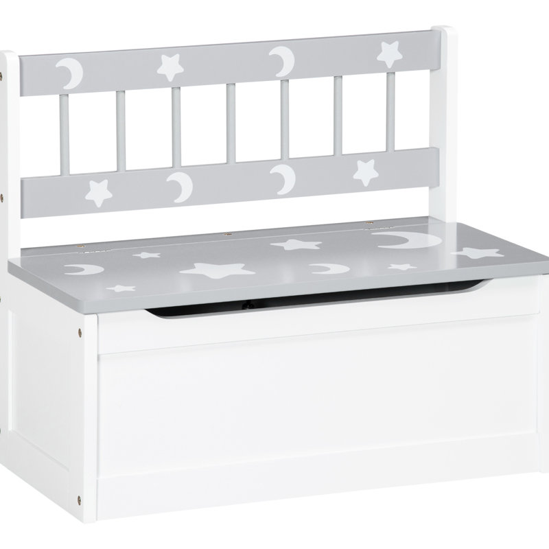 Storage Seat - Gray, 110Lb Weight Capacity, For Bedroom Large Capacity Box Material, 22Lb