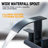 Modern Matte Black 2 Handle Waterfall Bathroom Faucet