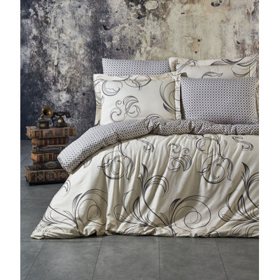 Ensemble de housse de couette 100% coton Maeser
