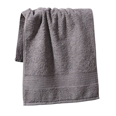 Soft Absorbent Quick Dry Face Towel, Lint Free Hand Towel And Facial Washcloth For Daily Home Use, 13x27.6in Gray