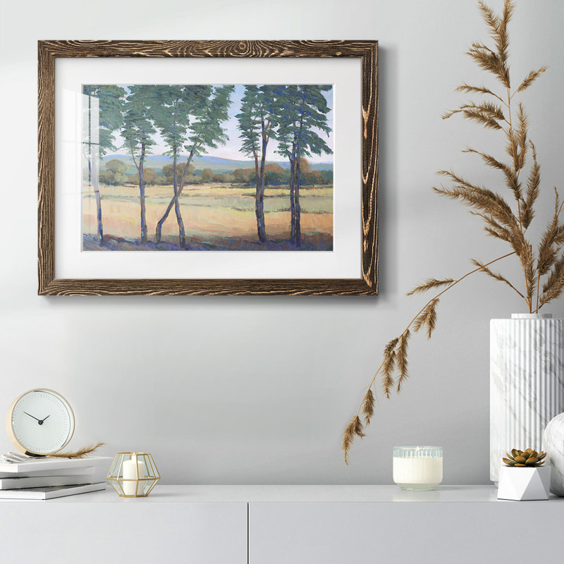 Still Morning I, impression sur papier, Noyer, H 28 po x l 42 po x P 1,5 po