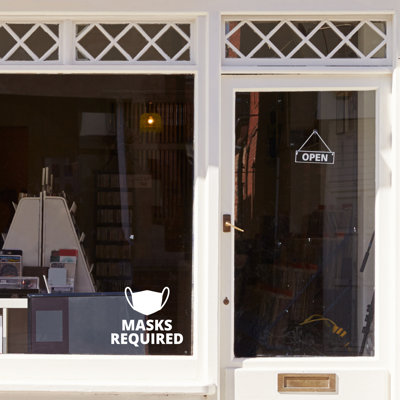 Adhésif décoratif masques requis