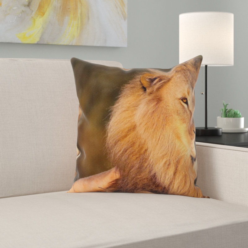 Coussin lion