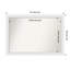 Miroir de salle de bain blanc Blanco-1056487662