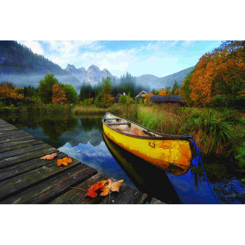 «Lara» par Martin Podt - reproduction imprimée, H 12 po x l 18 po, Non, Cadre flottant doré