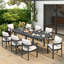 Ensemble repas d'extérieur pour 6 personnes avec table rectangulaire extensible-194823409-194823405