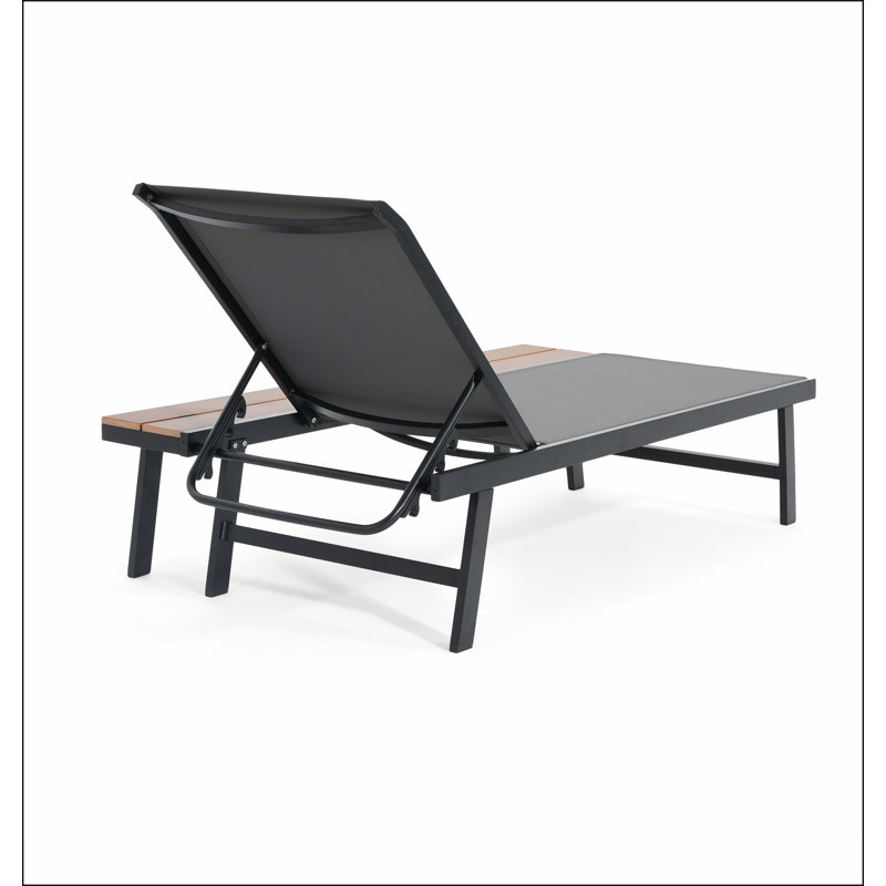 CHAISE WATERLOO CHAISE AVEC TABLE LATÉRALE EN BOIS FIXE