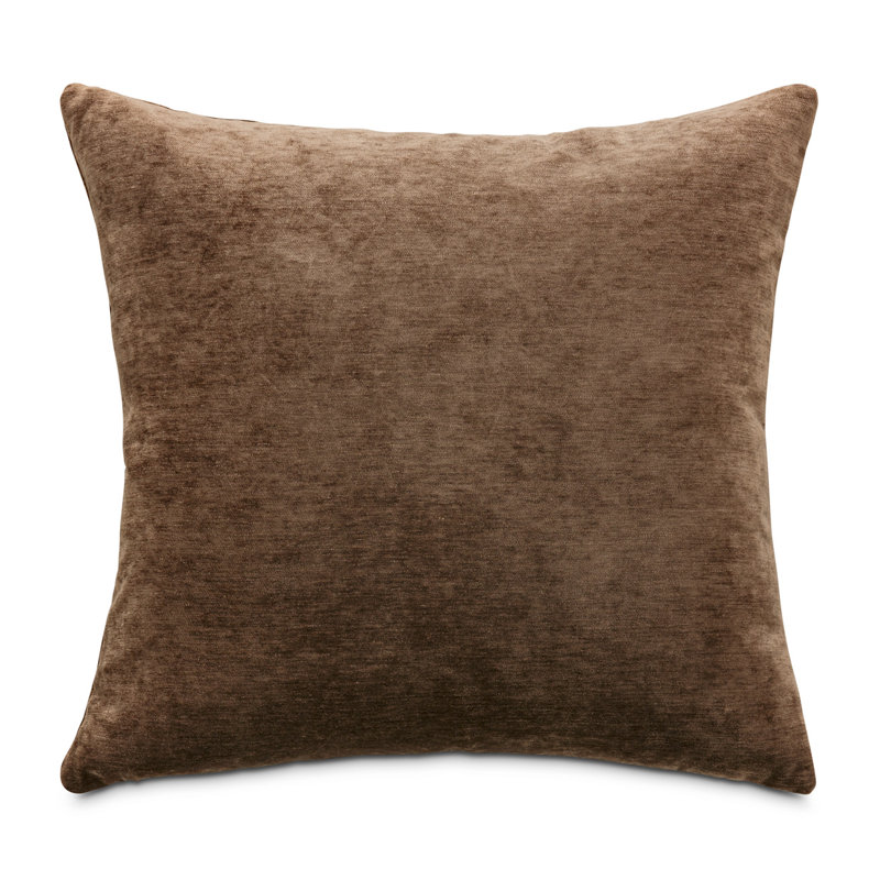 The Smith Square Pillow Cover & Insert, Chocolate