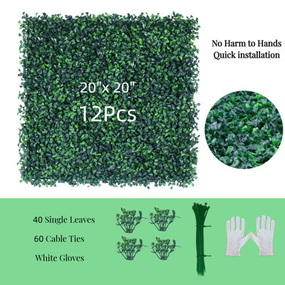 20"X20" Grass Wall Panels