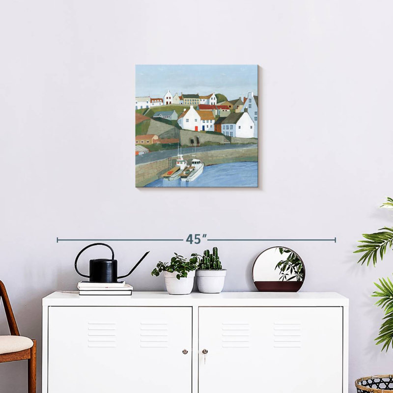 Gillard Old Coast Town I, 20" H x 20" W