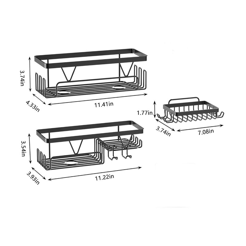 Metal Bathroom Shelves
