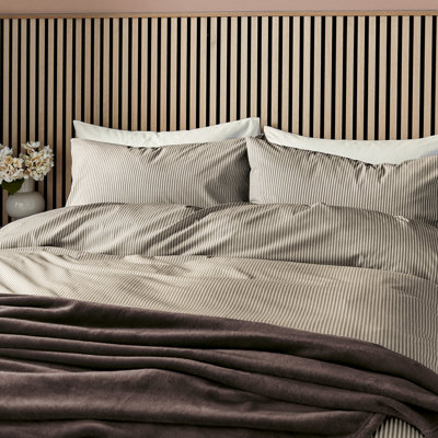Twill Stripe Duvet Cover Set