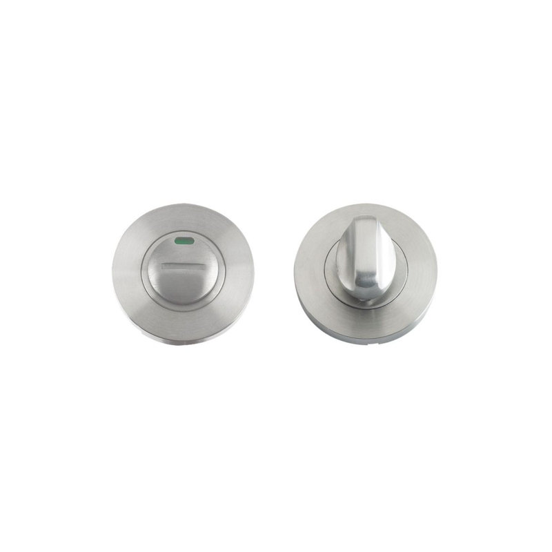 Turn and Release Escutcheon Door Accessory, Satin Stainless