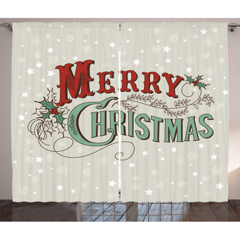 Semi-Sheer Rod Pocket Curtain Panels, 54" x 108"