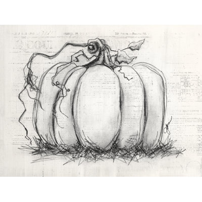 Reproduction de citrouille sur toile par Julie Norkus