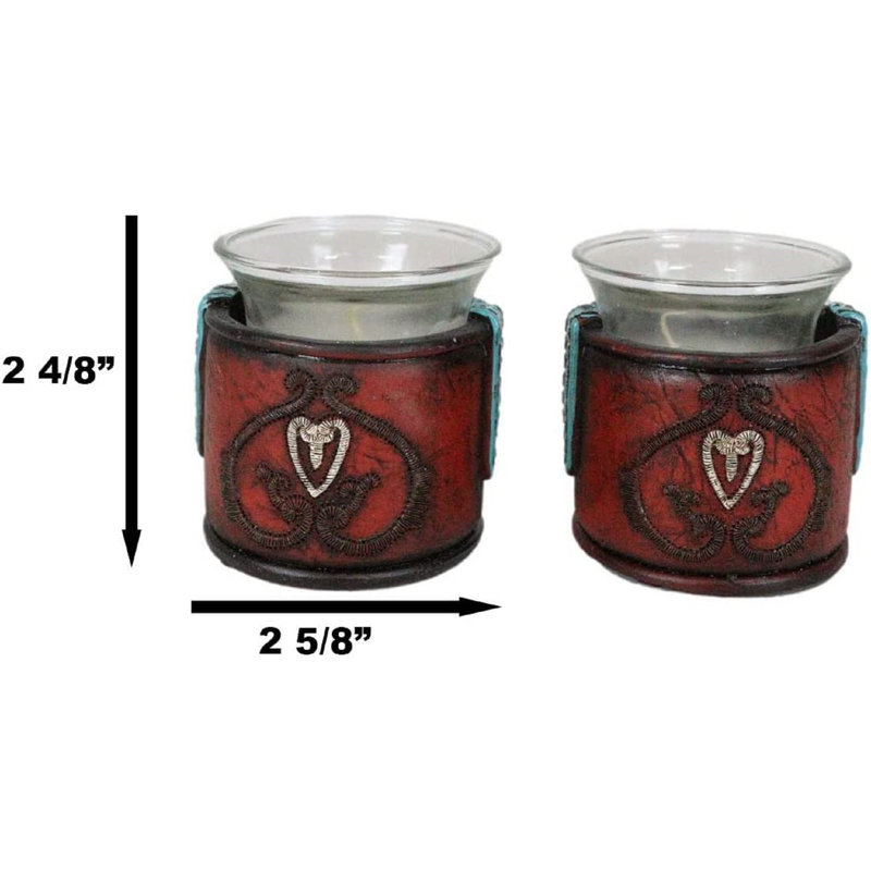 Paquet de 2 Cowboys de l'Ouest rustiques, Red Valentines