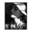 Rouge à lèvres rouge, art giclée encadrée par Ziwei Li-808814874-808814872